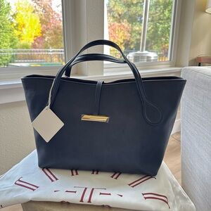 NWT Liffner Petite Penne Tote in Navy